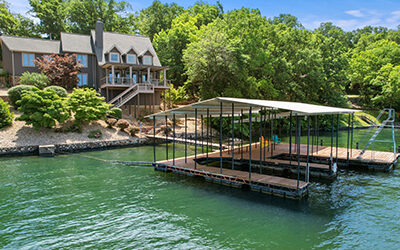 Experience Lakefront Tranquility & Incredible Views – Custom Home w/ Boat Dock